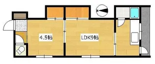 グリーンハイツ鈴蘭【1階】の間取り