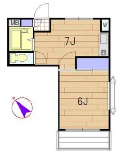 平田ビル【3階】の間取り