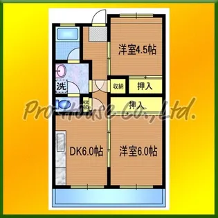 ハイツやま吉【3階】の間取り