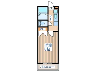 カーサCHIE【1階】の間取り