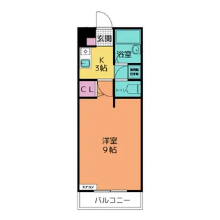 アップルヒルズ【1階】の間取り