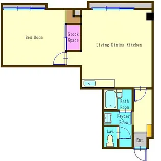 レインボーマンション【9階】の間取り