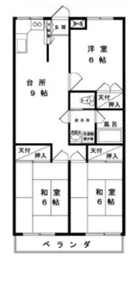 メゾンスズキ【2階】の間取り