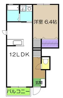 シャーメゾンかすみB棟【1階】の間取り