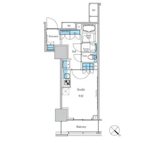 パークアクシス滝野川ラ ブリーズ【10階】の間取り