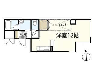 鉄砲町 原田ビル【9階】の間取り