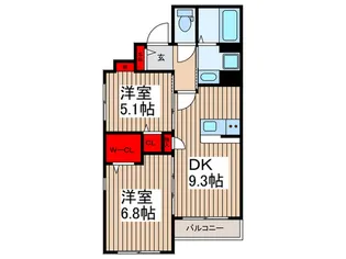 LA・FELICE【1階】の間取り