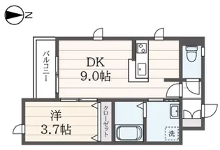 いずみコート【3階】の間取り