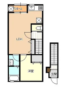 ソーヴィニヨン・ブランIII【2階】の間取り