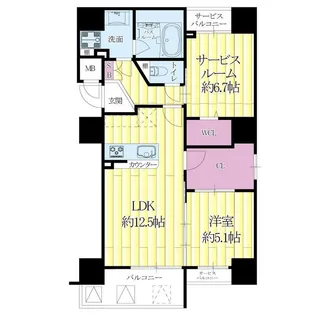 MS.CORE【2階】の間取り
