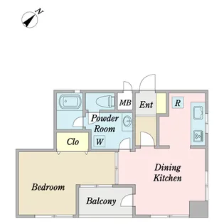プロシード亀戸【2階】の間取り