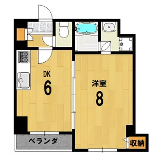 AFICION堀川【8階】の間取り