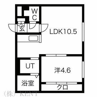 Carrera二十四軒【1階】の間取り