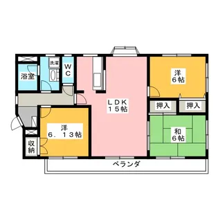 Mコーポ【2階】の間取り