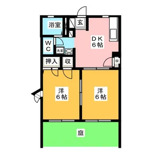 コーポセレクトB【1階】の間取り