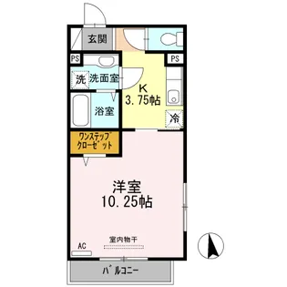 シエスタ姫里【2階】の間取り