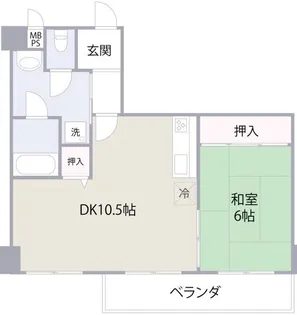 ホーユウパレス反町【5階】の間取り