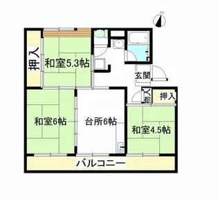 ラ・ビスタ太閤山301号棟【1階】の間取り
