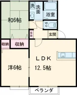 トレンディハイツ【2階】の間取り