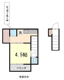 鈴木荘【2階】の間取り