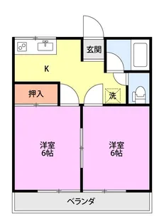 メゾン高品【2階】の間取り