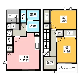 フロイデ【1階】の間取り