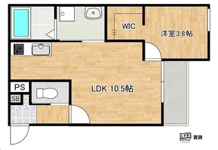 LFB APARTMENT弥生【1階】の間取り
