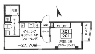 プルミエ北沢【3階】の間取り