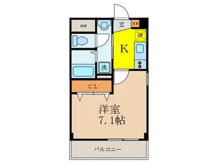 CASA XII【2階】の間取り