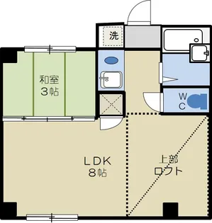 イーストセブン【3階】の間取り