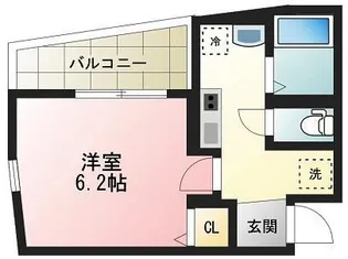 ROSE南台【2階】の間取り