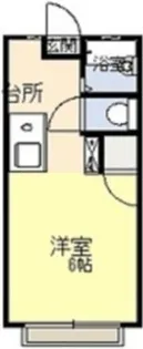 クロノス南大沢A【1階】の間取り