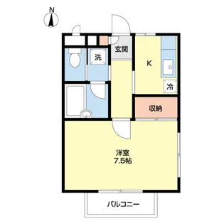 アプリコット【1階】の間取り