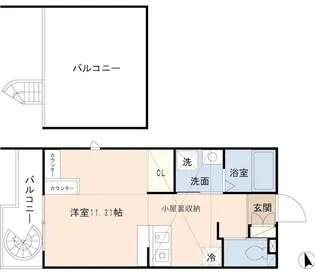 エルカーサ高島平【2階】の間取り