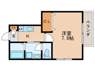 アヴェニューオリエンスむさしの【2階】の間取り