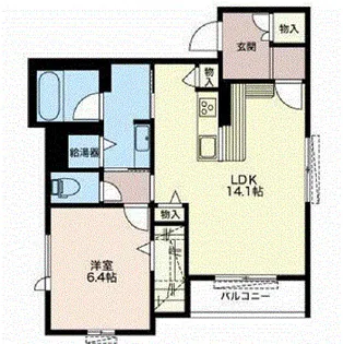 メゾン ド フィーユ【2階】の間取り