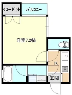 カームヴィル御船【3階】の間取り