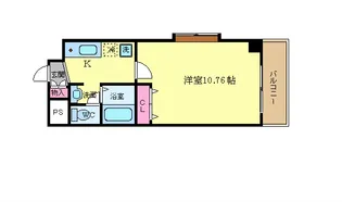 メディナ三条室町【6階】の間取り
