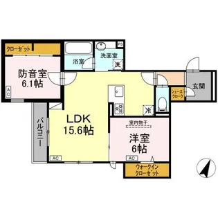 プリド【2階】の間取り