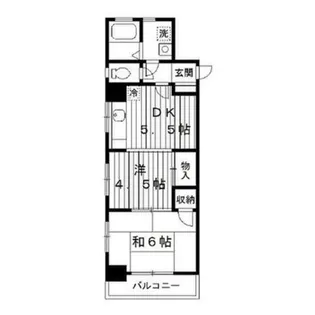 豊玉屋ビル【2階】の間取り