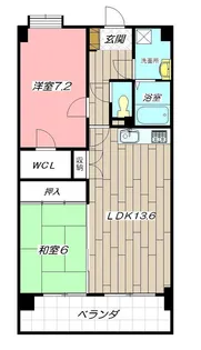 ルシオーレ【5階】の間取り