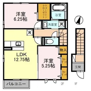 モダンコートZAZA【2階】の間取り
