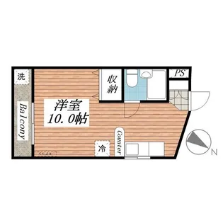 渡清パークハイツ【3階】の間取り