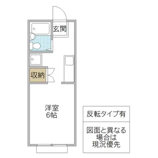 クアトロ B【2階】の間取り