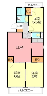メゾンリヴィエール【2階】の間取り