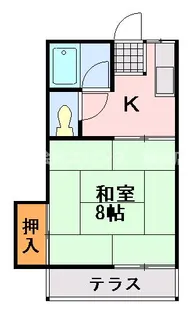 蘇我野ハウス【1階】の間取り