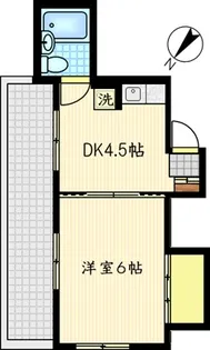 碓井ビル【4階】の間取り