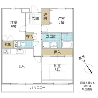 ファミーユ神明【2階】の間取り