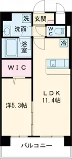 ネクステージ三萩野【5階】の間取り
