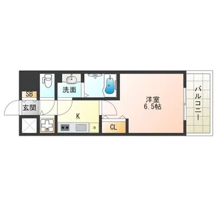 エスリード江戸堀【3階】の間取り